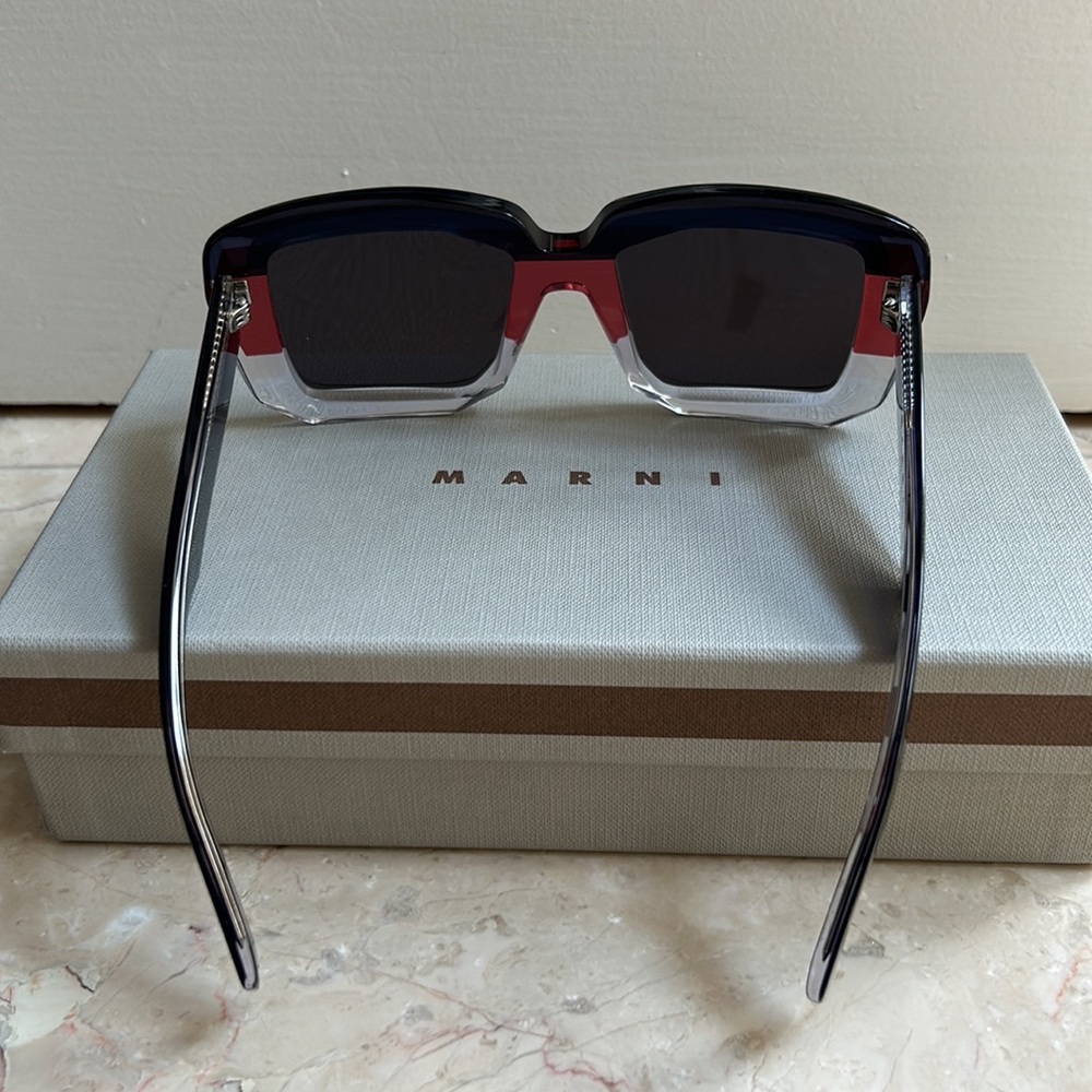 Marni Me632s Colorblock Rectangular Sunglasses - image 6